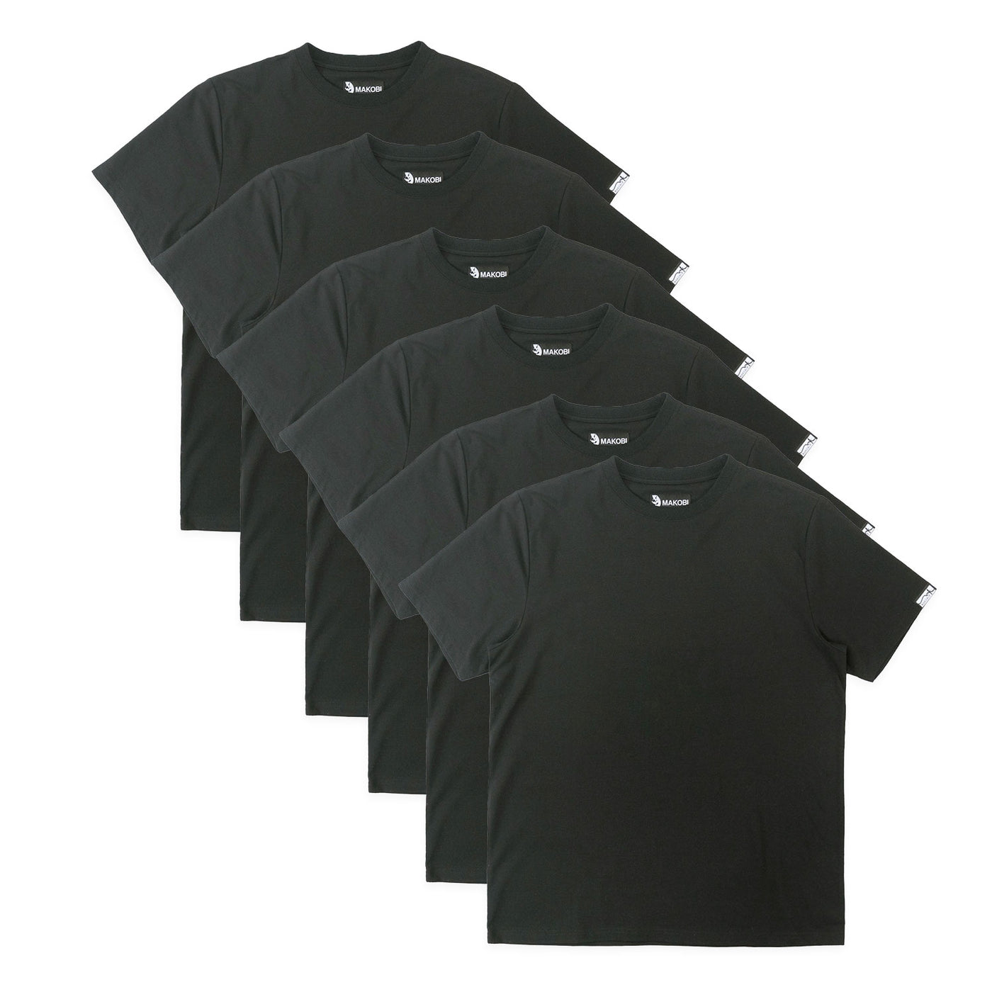 TEES | M303 Makobi Essentials Bundle of 6 - Black