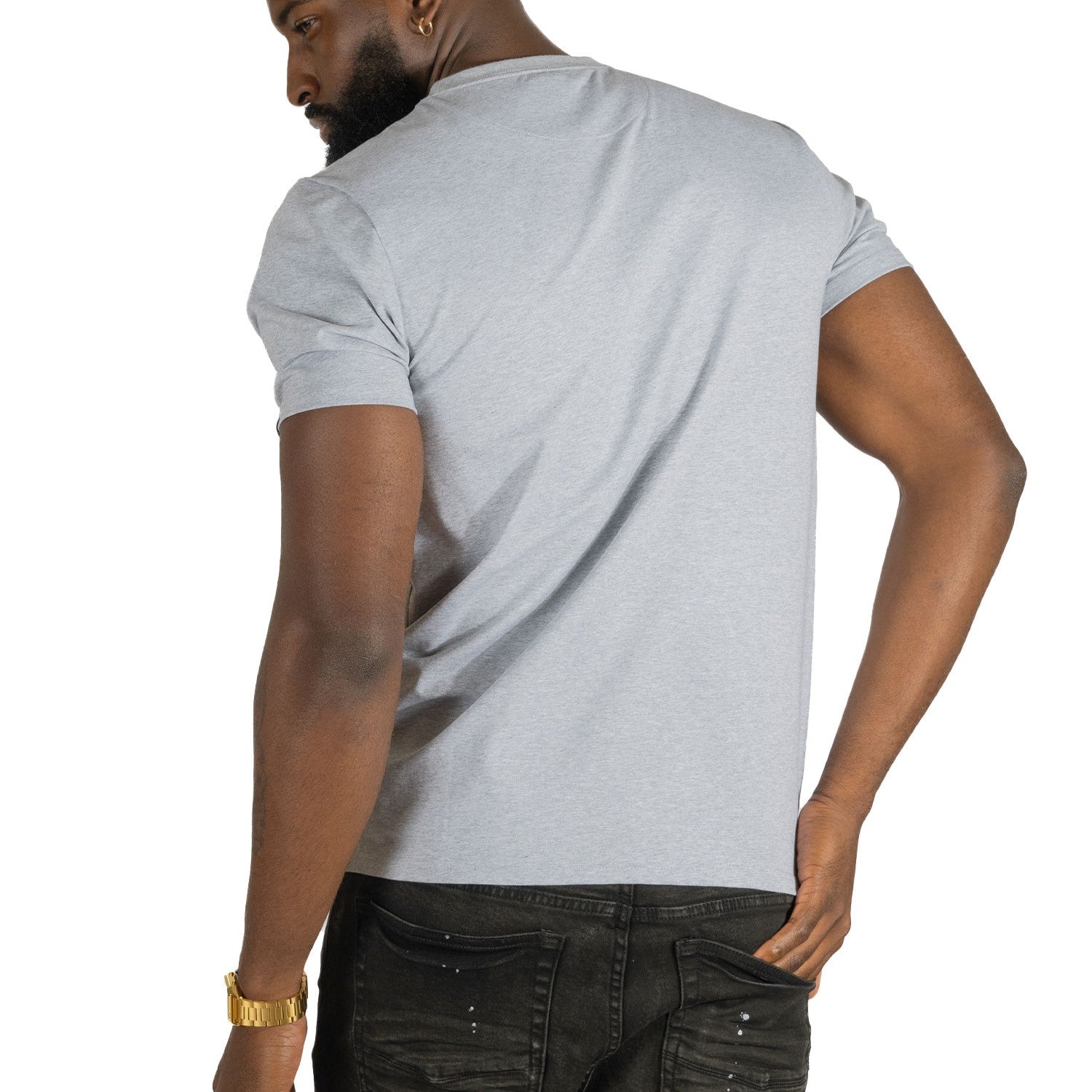 M303 Essential Heavyweight Crewneck Tee - Gray
