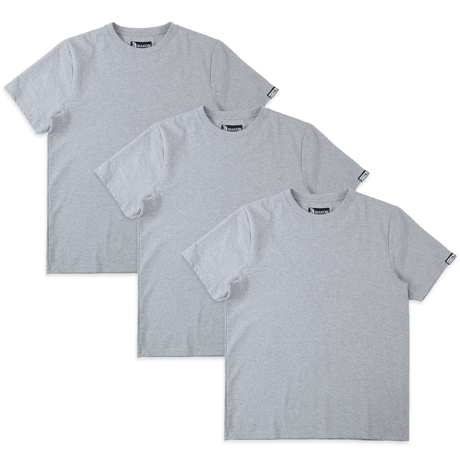 TEES | M303 Makobi Essentials Bundle of 3 - Gray