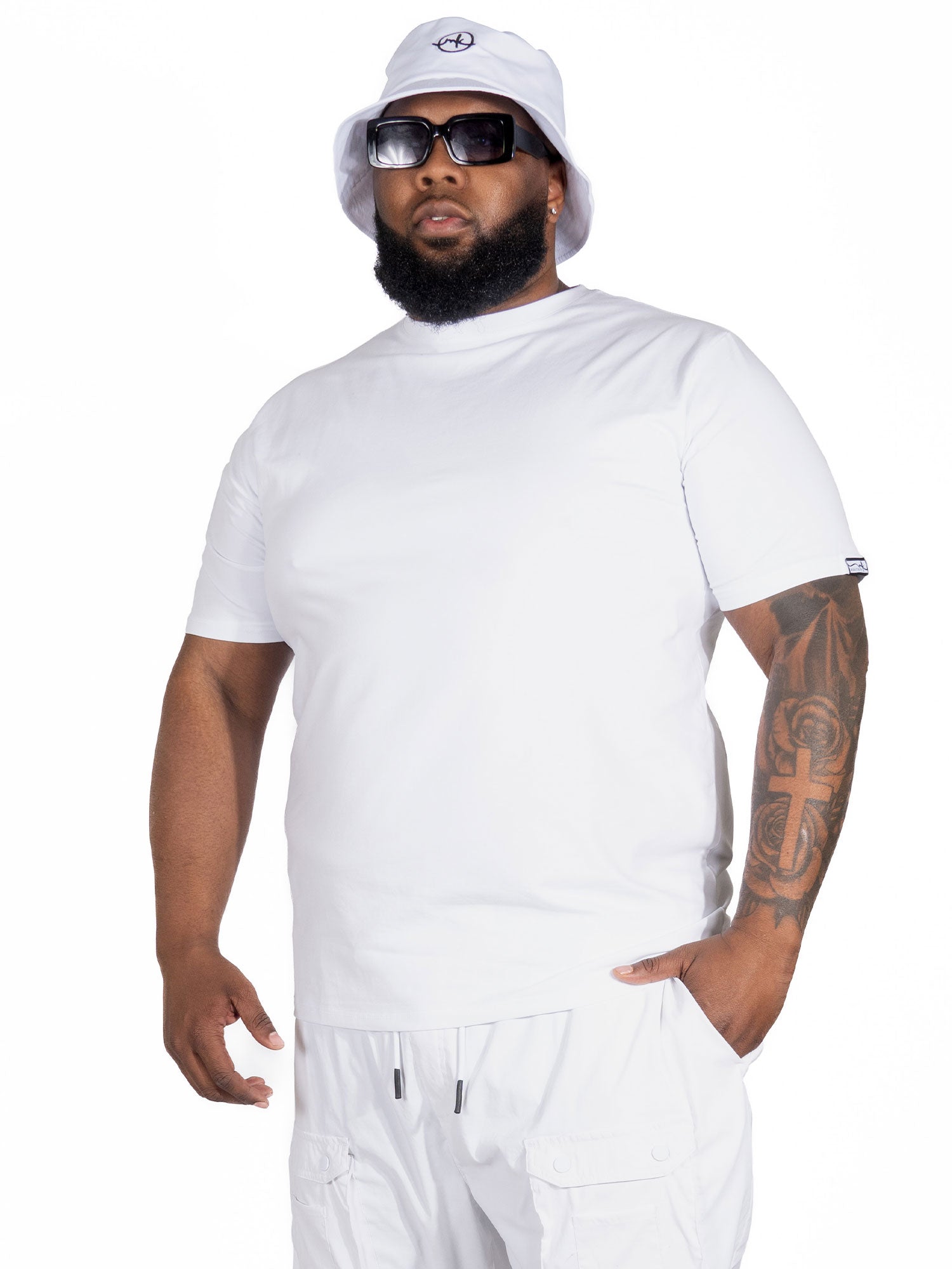 M303 Essential Crewneck Tee -  White