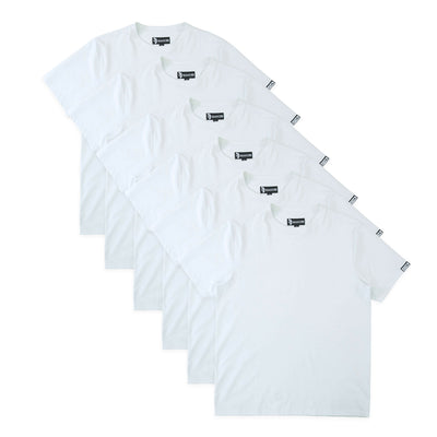 TEES | M303 Makobi Essentials Bundle of 6 - White