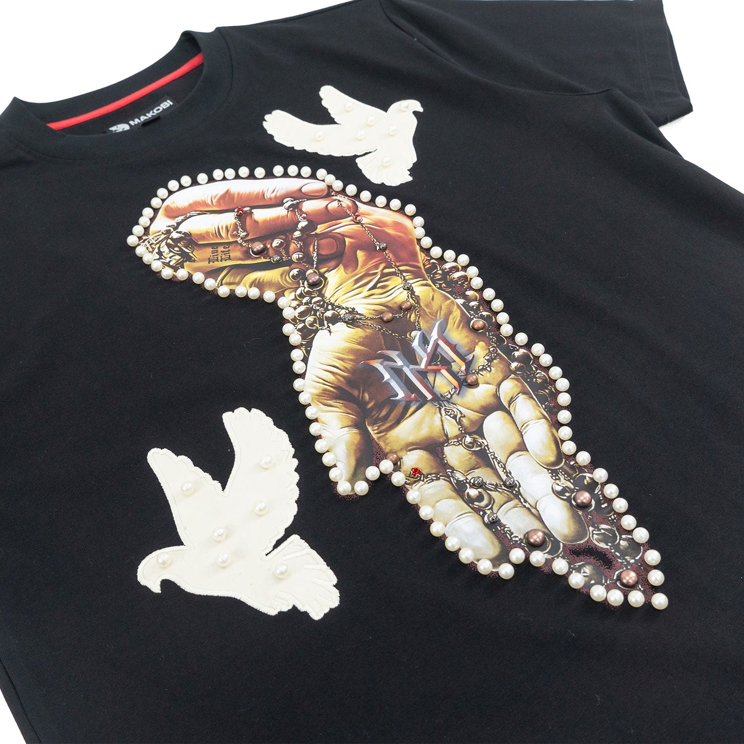 Jersey Shirt | M309 Rosario Tee - Black