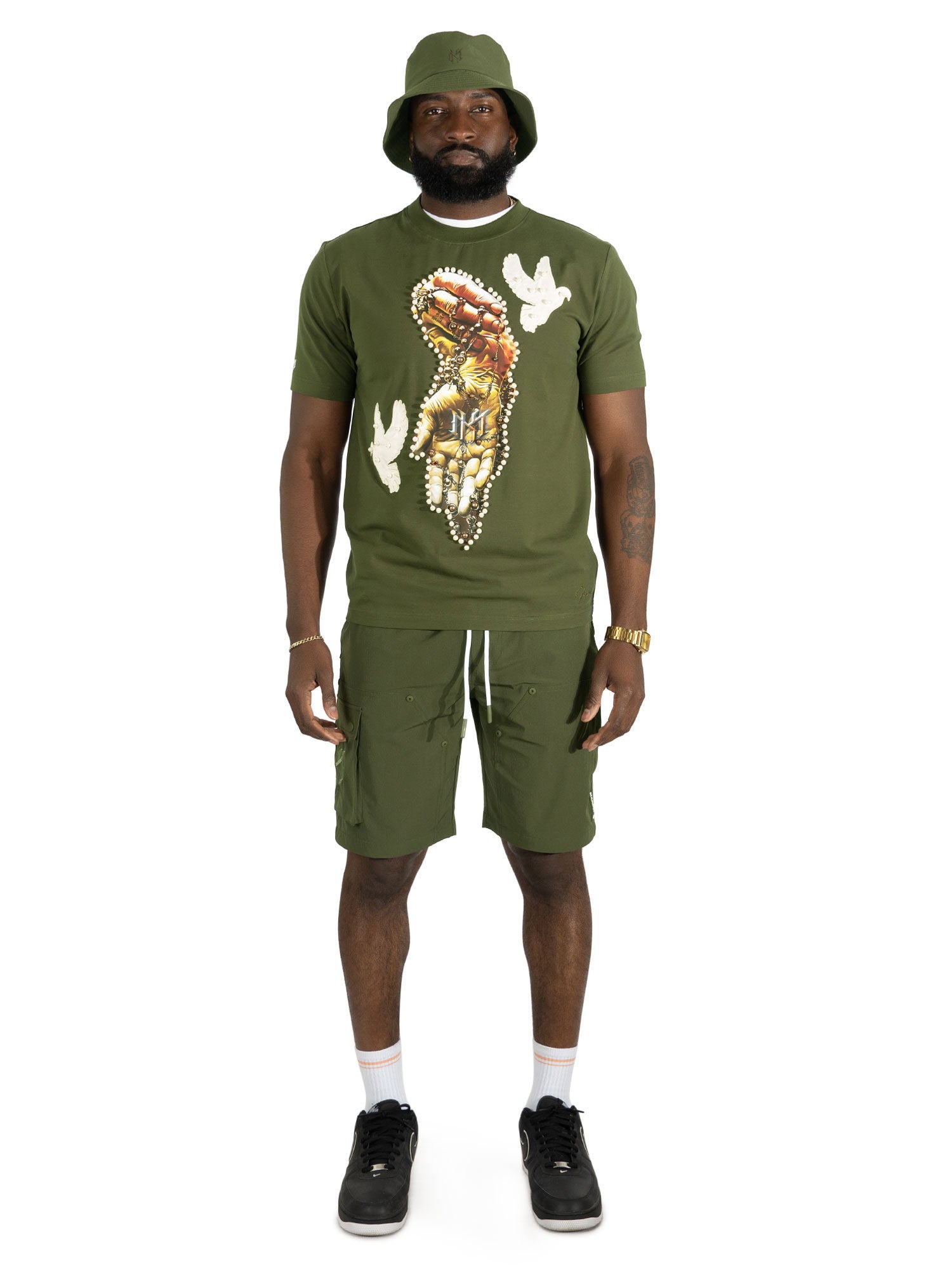 Jersey Shirt | M309 Rosario Tee - Olive