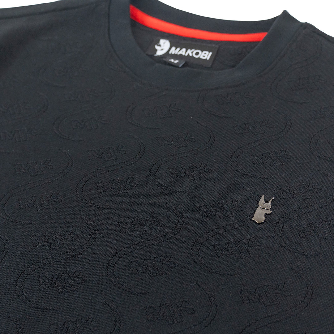M316 Sartoni Embossed Tee - Black