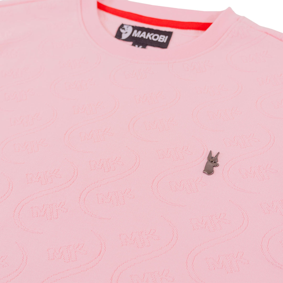 M316 Sartoni Embossed Tee - Pink
