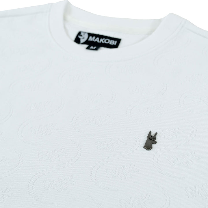 M316 Sartoni Embossed Tee - White