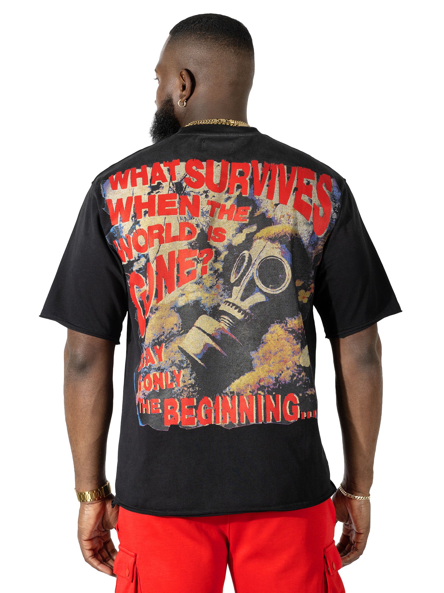 M318 Chaos Oversized T-shirt - Black