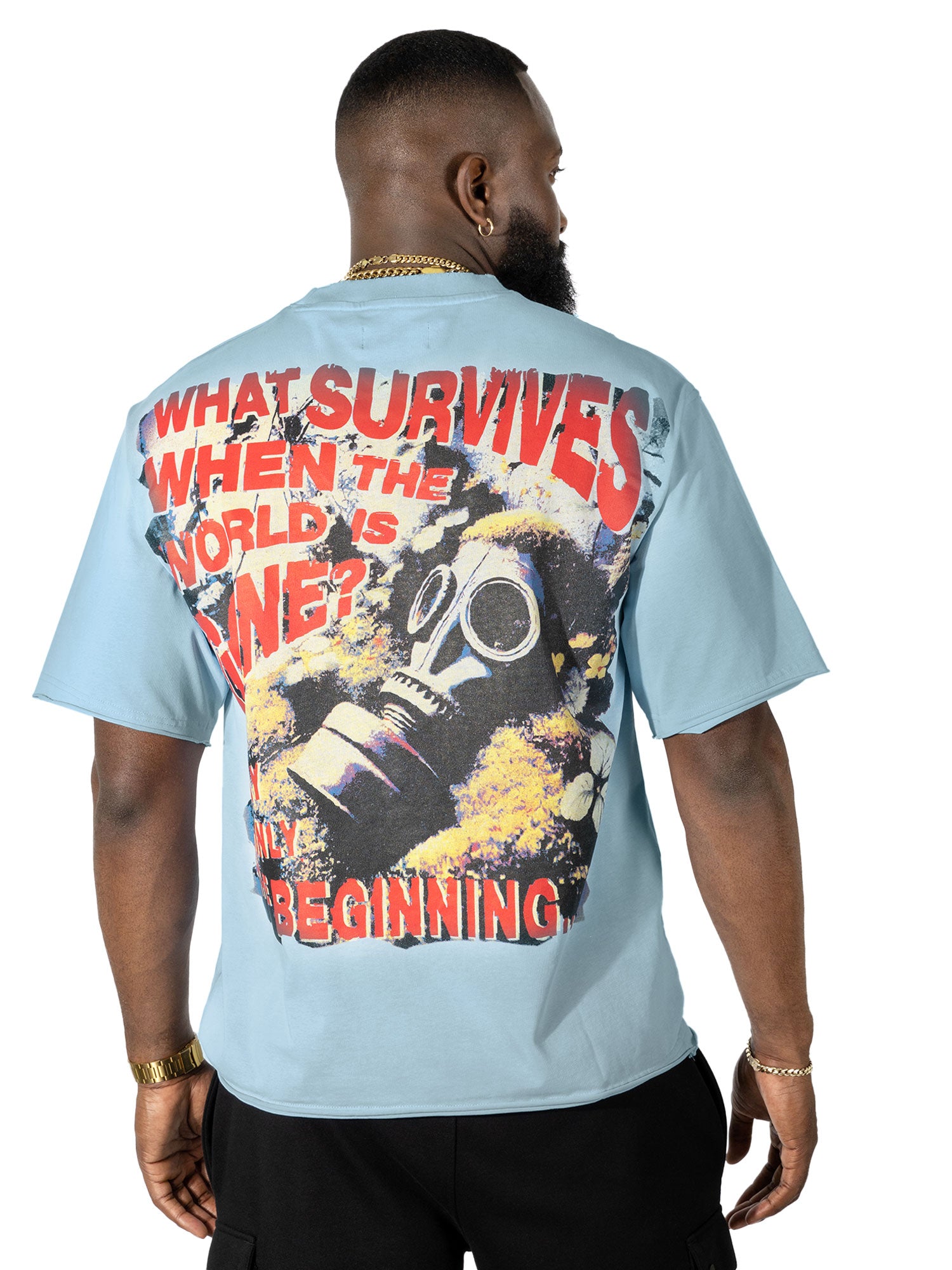 M318 Chaos Oversized T-shirt - Blue