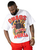 M318 Chaos Oversized T-shirt - White