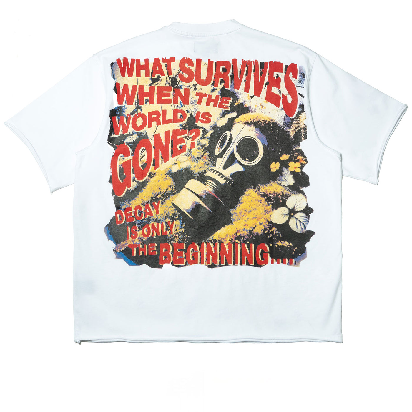 Chaos ザーセリべオーバーシャツ M318 Chaos Oversized T-shirt - White – Makobi Jeans USA