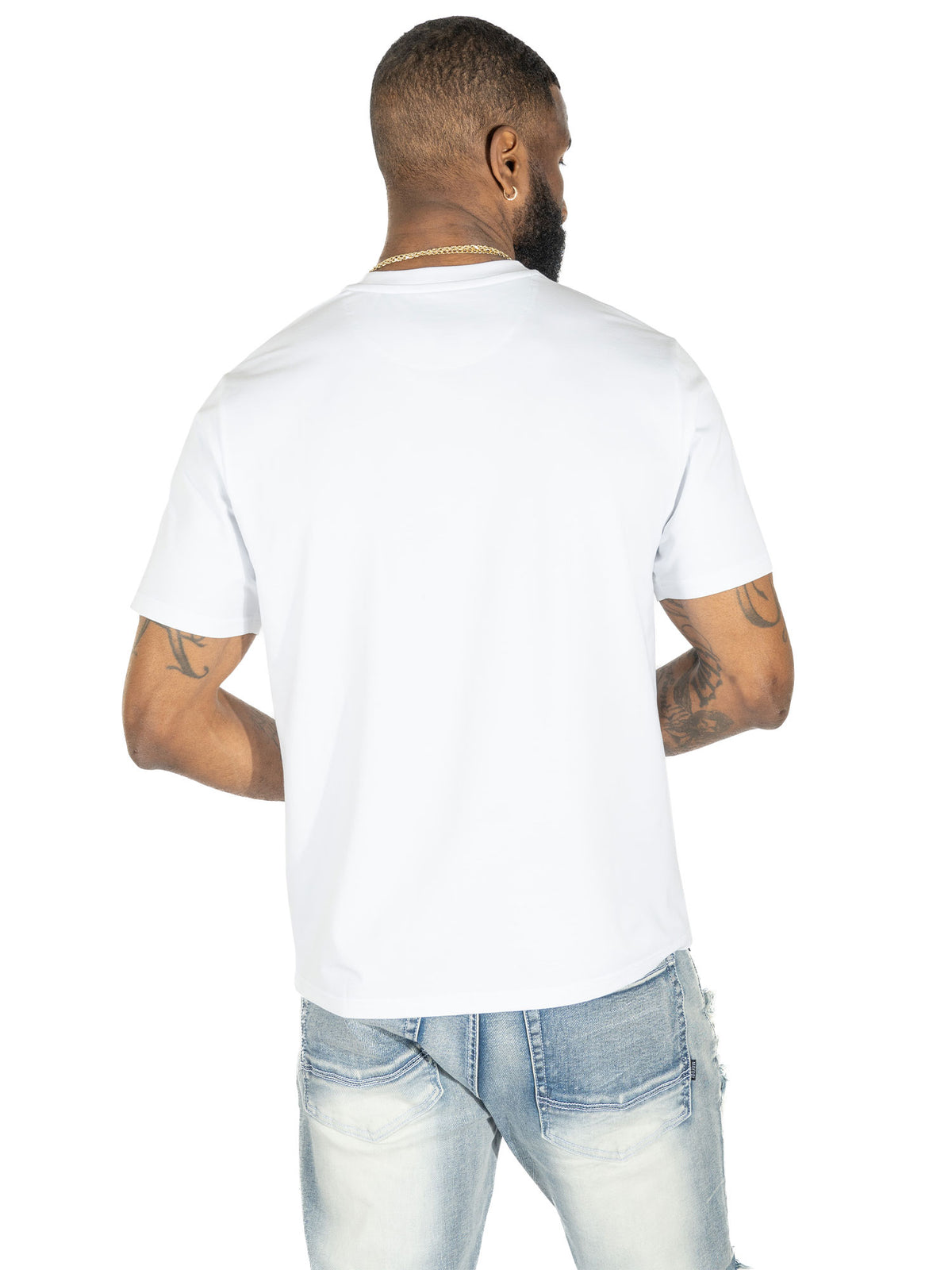 Makobi M332 Grind Mode Tee in White, view 2