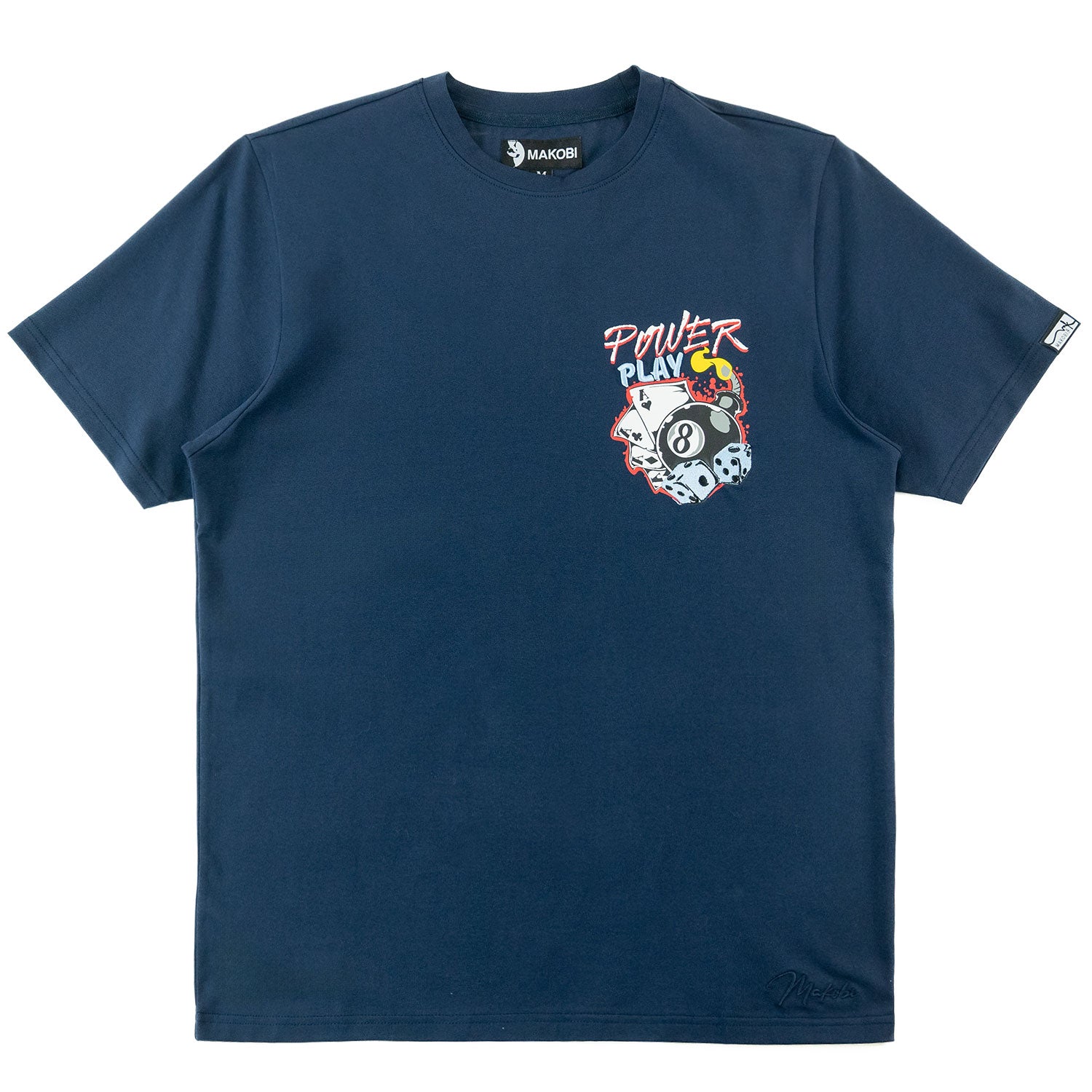 Makobi M339 Power Play Tee in Navy, view 3