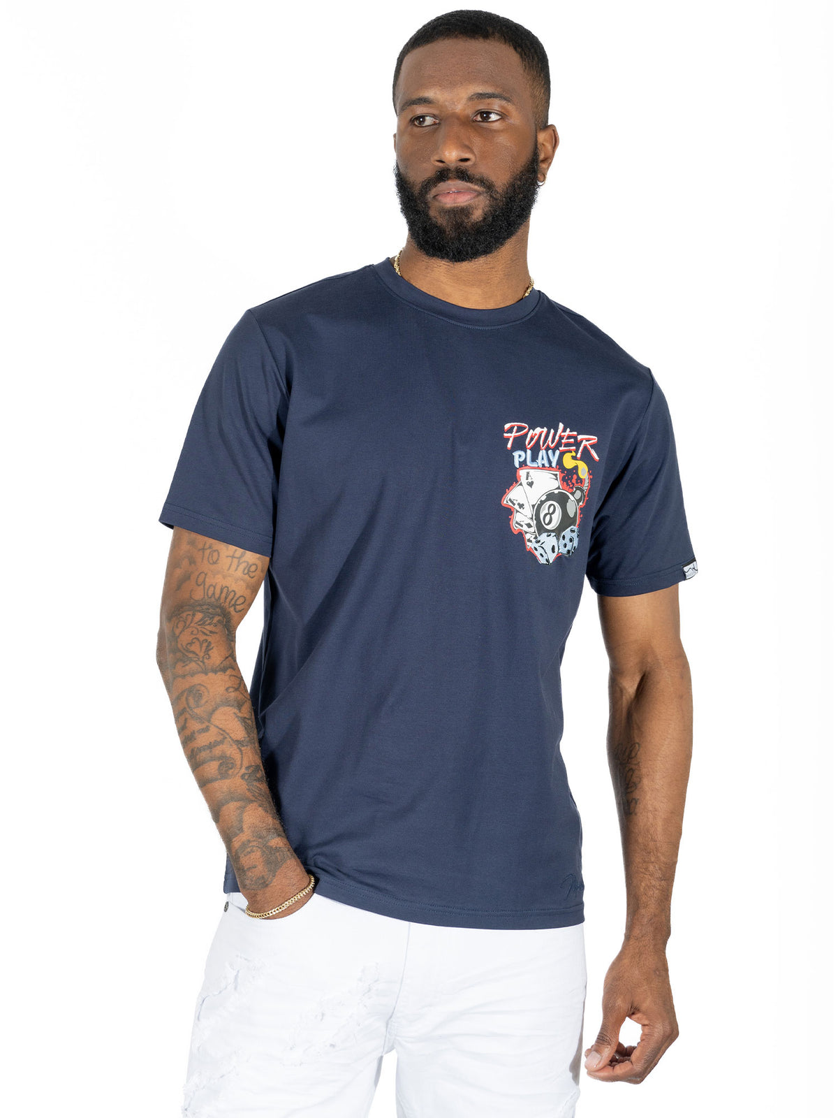 Makobi M339 Power Play Tee in Navy