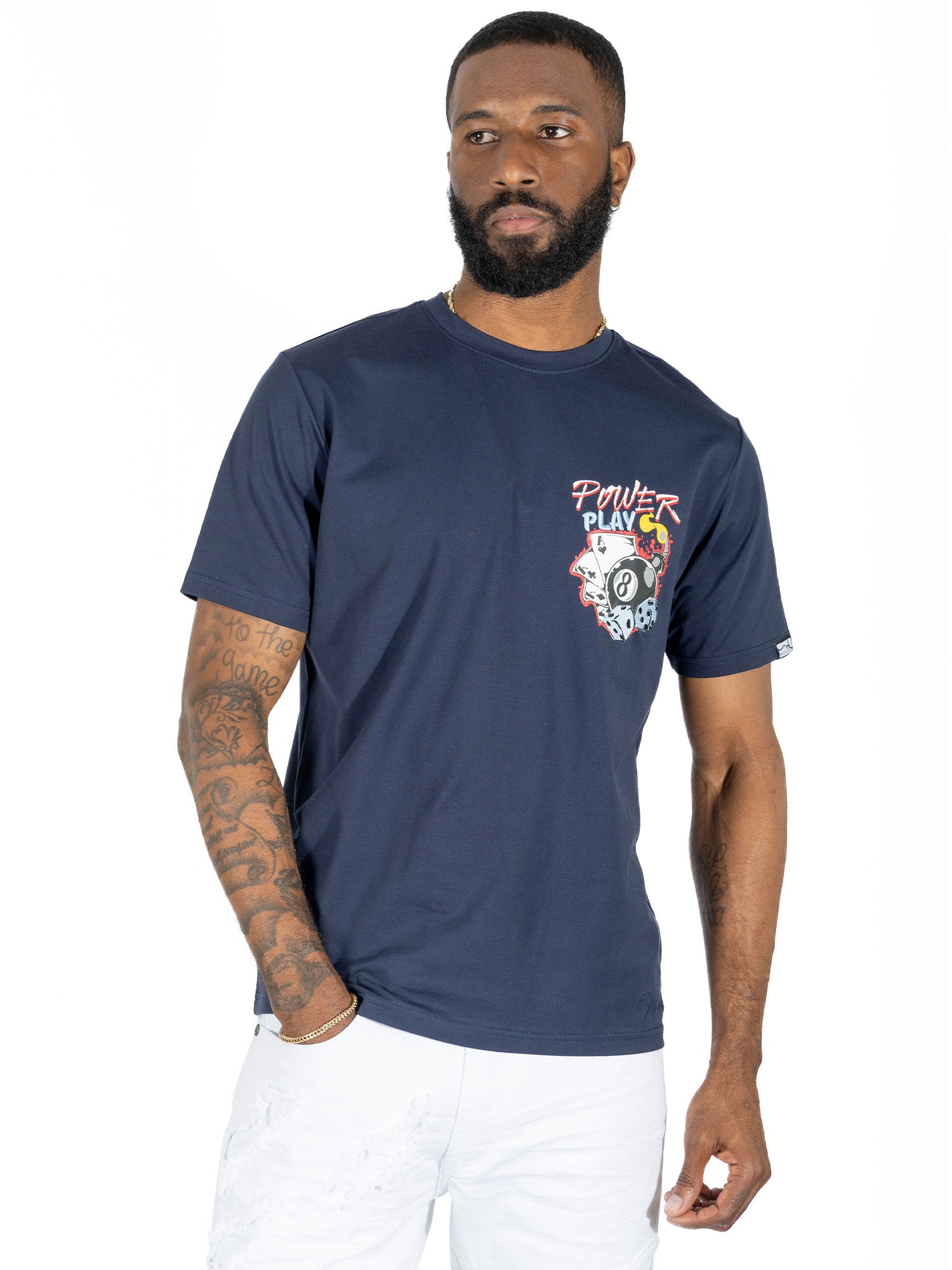 Makobi M339 Power Play Tee in Navy