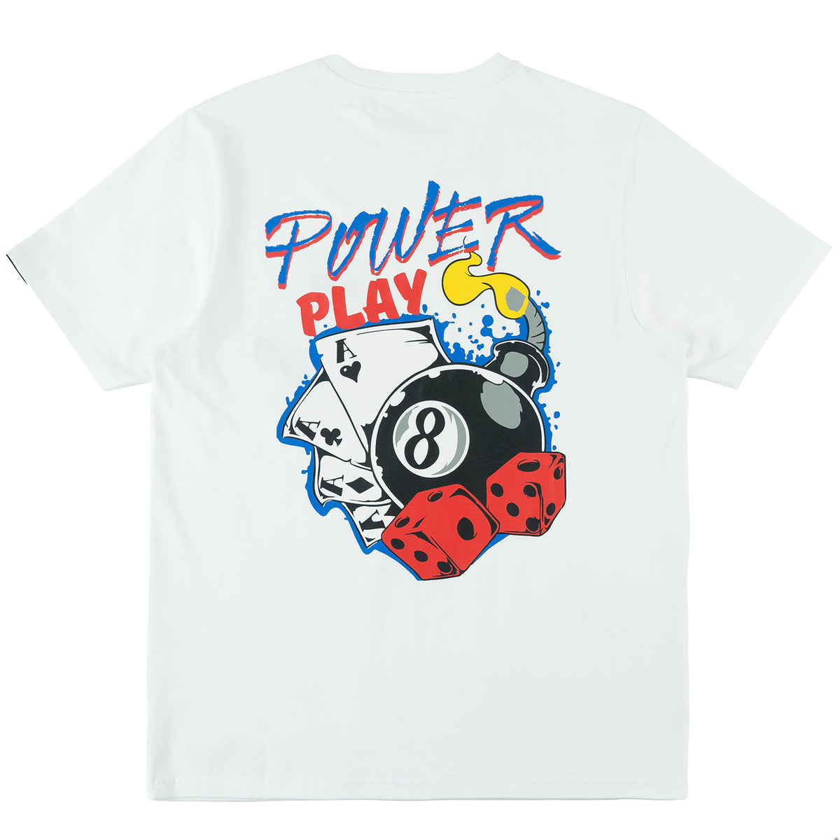 Makobi M339 Power Play Tee in White, view 4