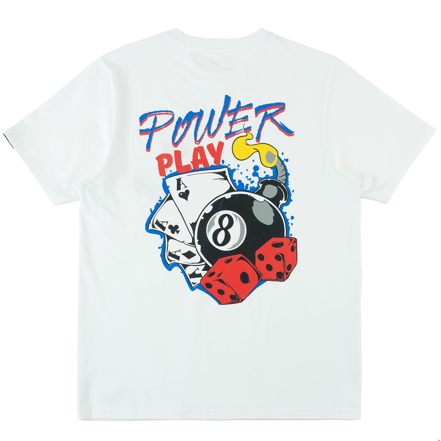 Makobi M339 Power Play Tee in White, view 4