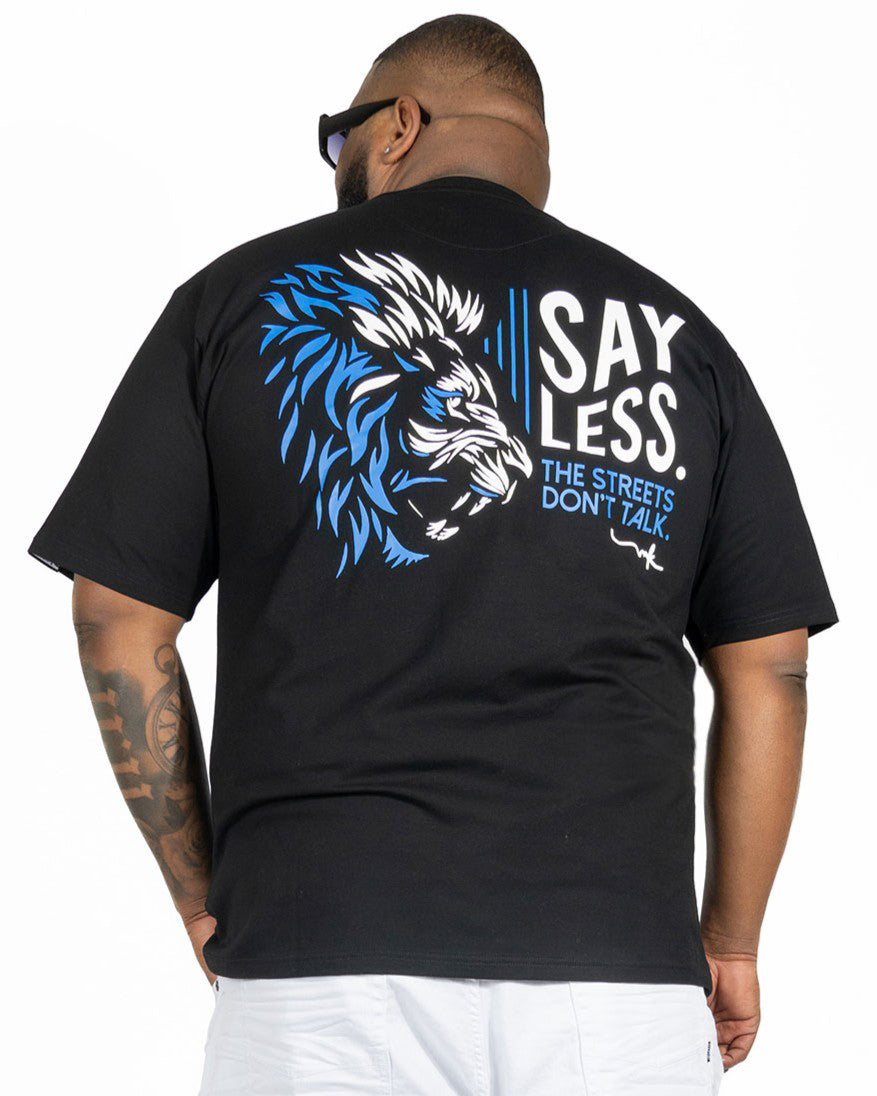 Makobi M340 Gianos Lion Tee in Black, view 2