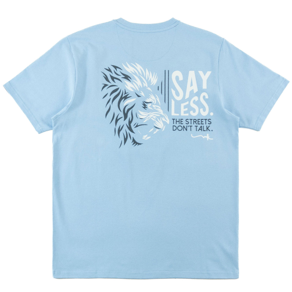 Makobi M340 Gianos Lion Tee in Blue, view 5