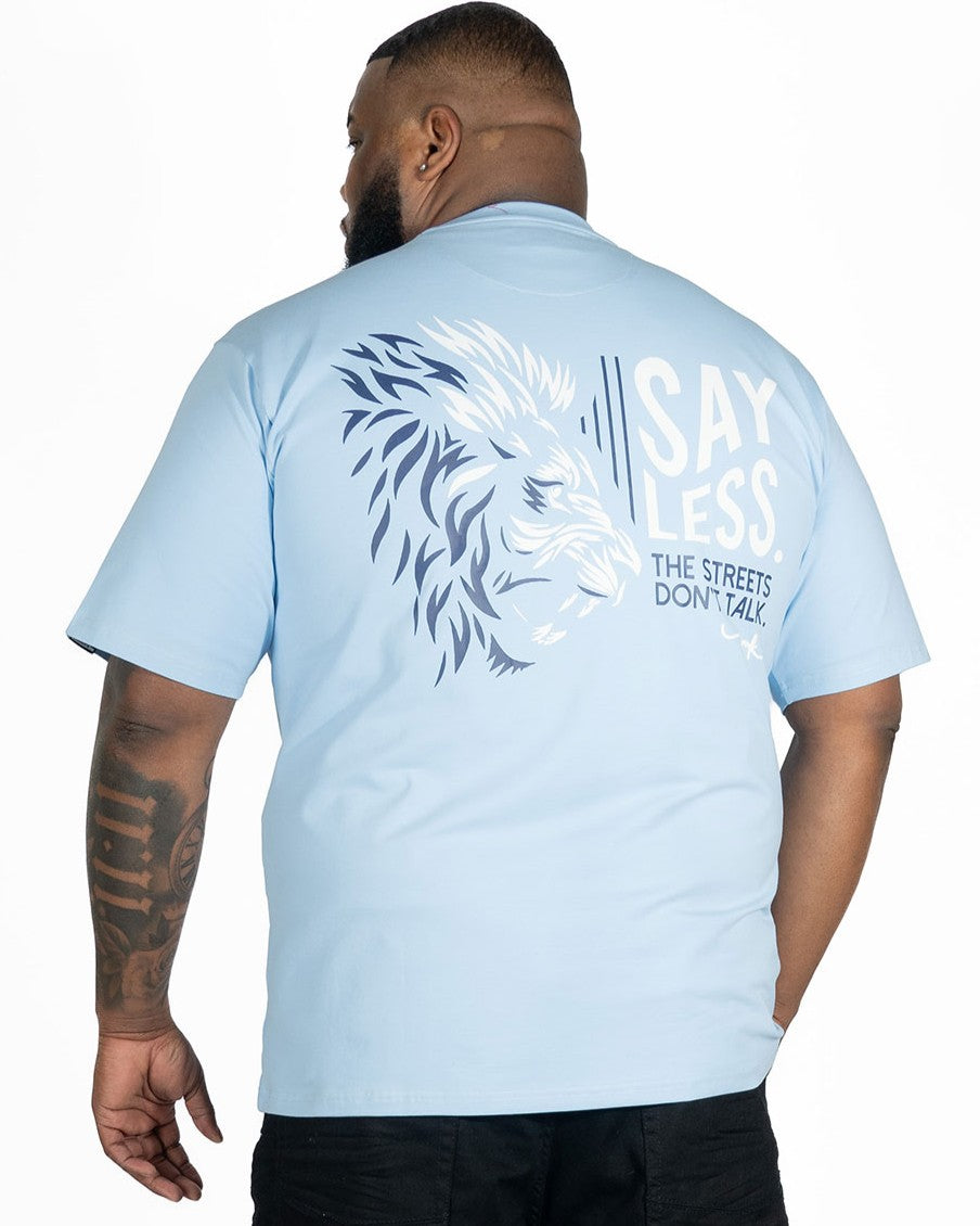 Makobi M340 Gianos Lion Tee in Blue, view 2