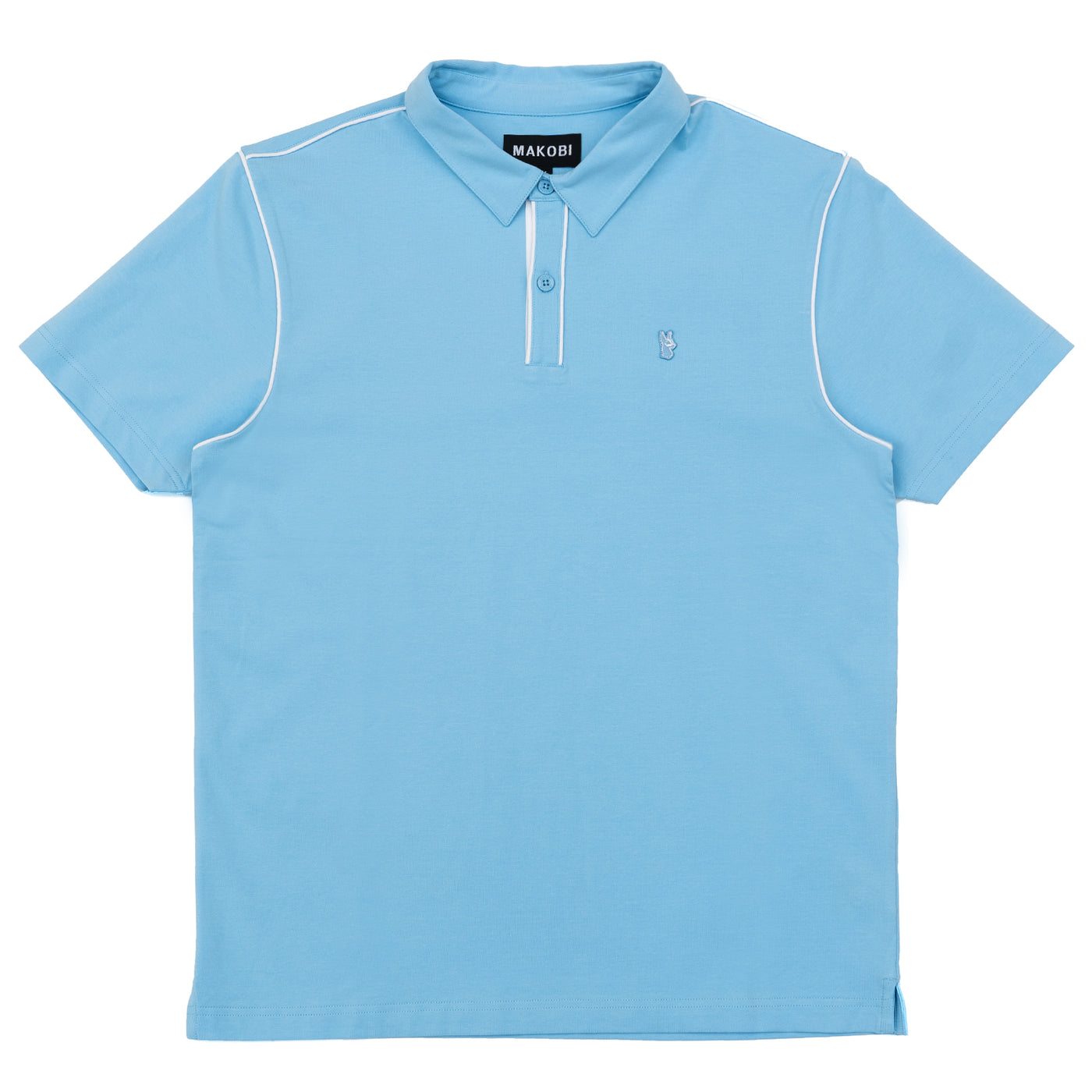 M344 Makobi Ricci Core Polo Shirt- Blue