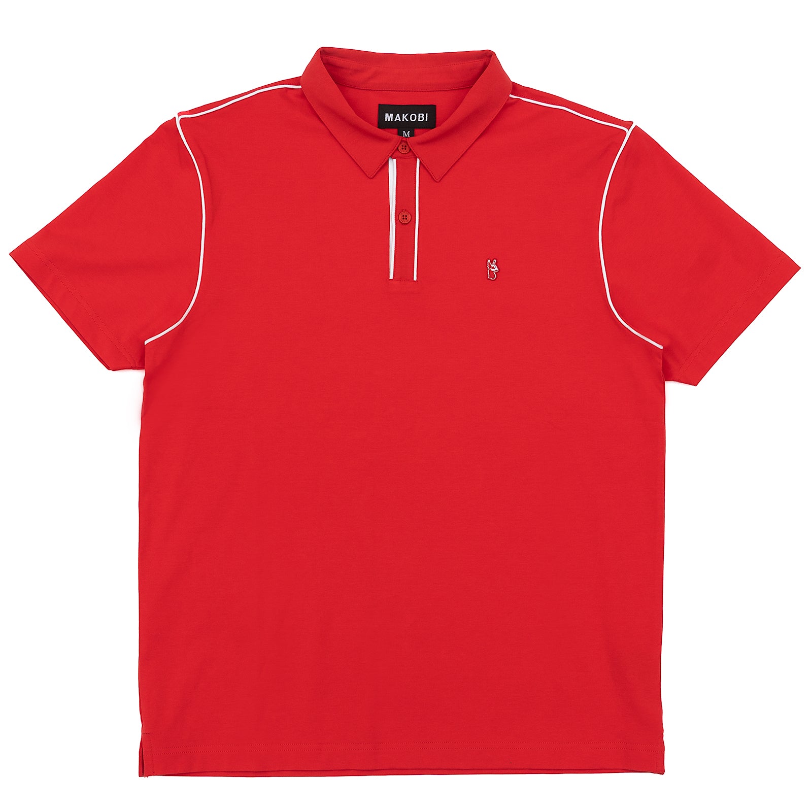 M344 Makobi Ricci Core Polo Shirt - Red