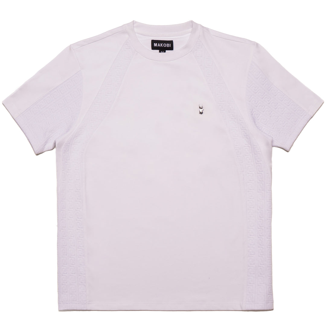 M346 Beruni Jacquard Tee - White