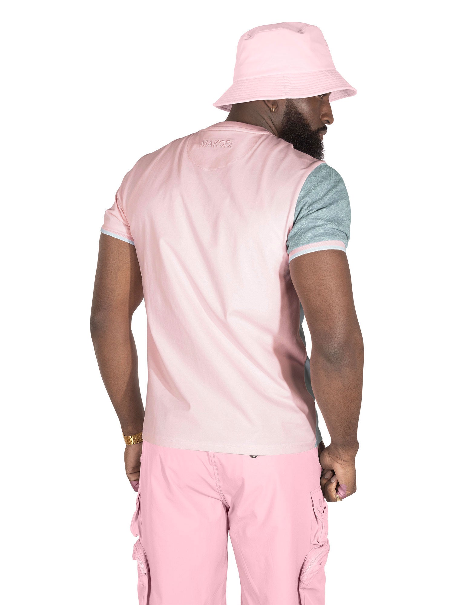 Makobi M347 Lombardi Tee in Pink, view 4