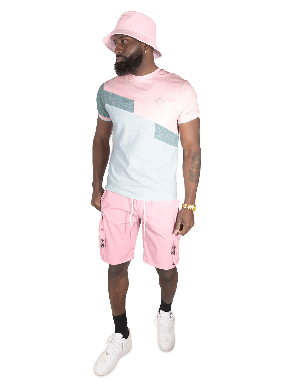 Makobi M347 Lombardi Tee in Pink, view 3