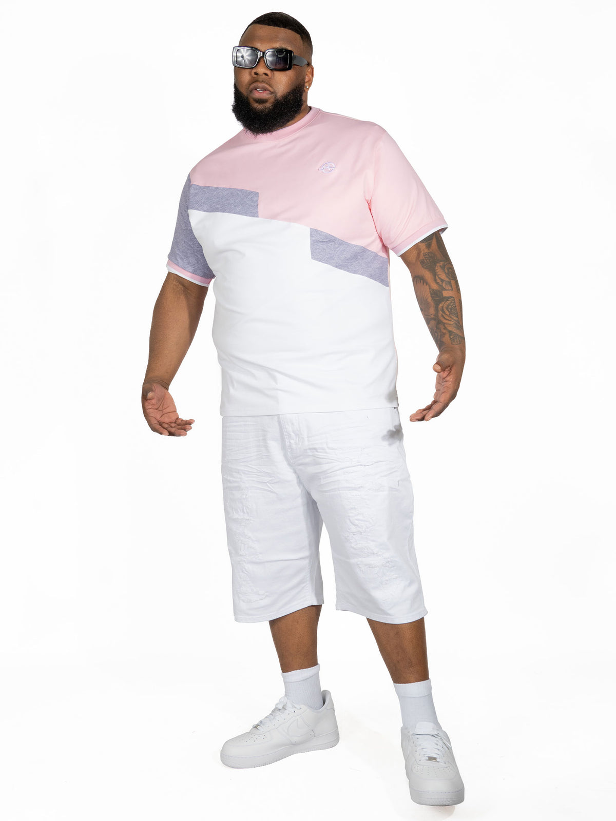 Makobi M347 Lombardi Tee in Pink, view 2