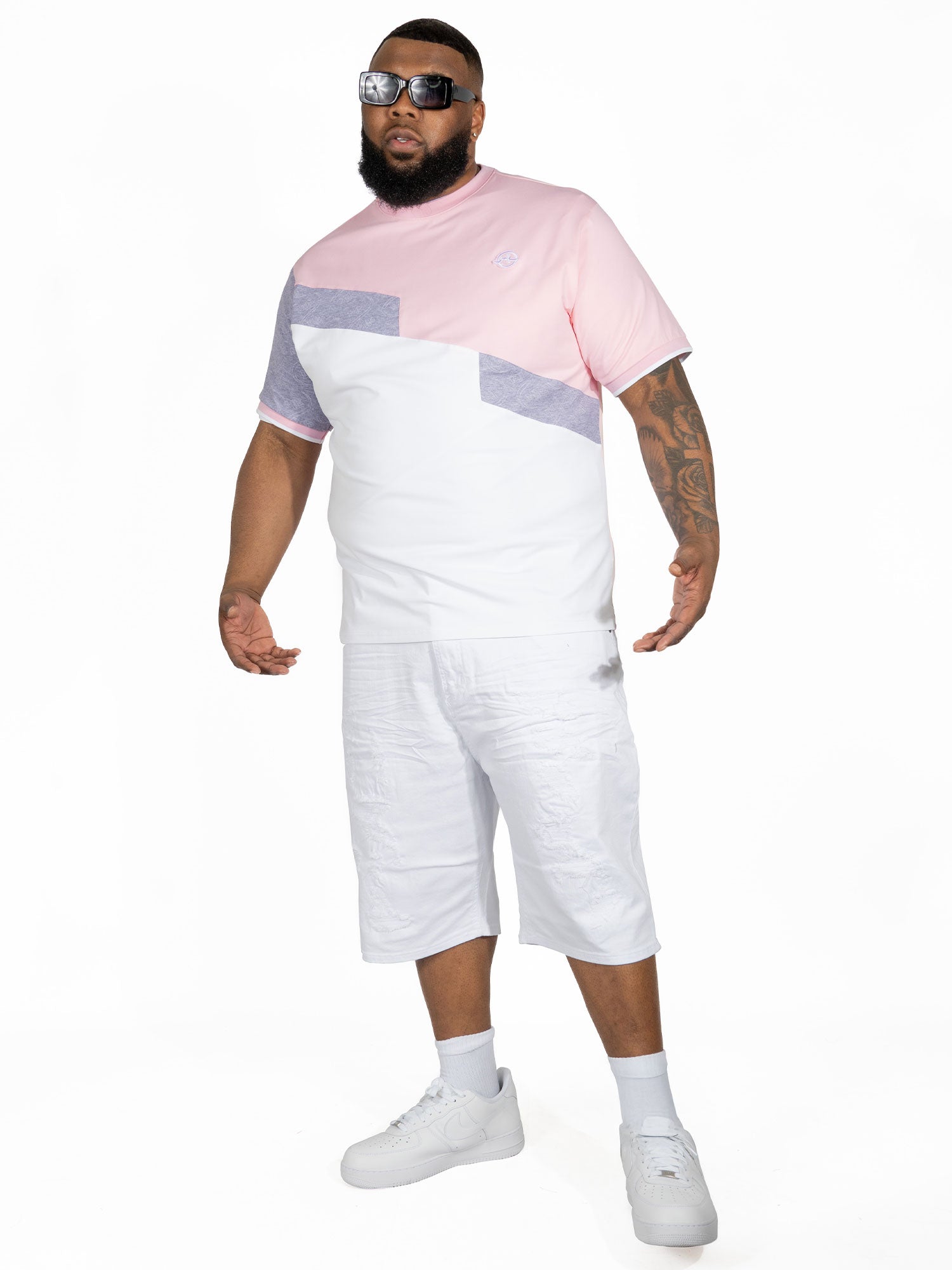 Makobi M347 Lombardi Tee in Pink, view 2