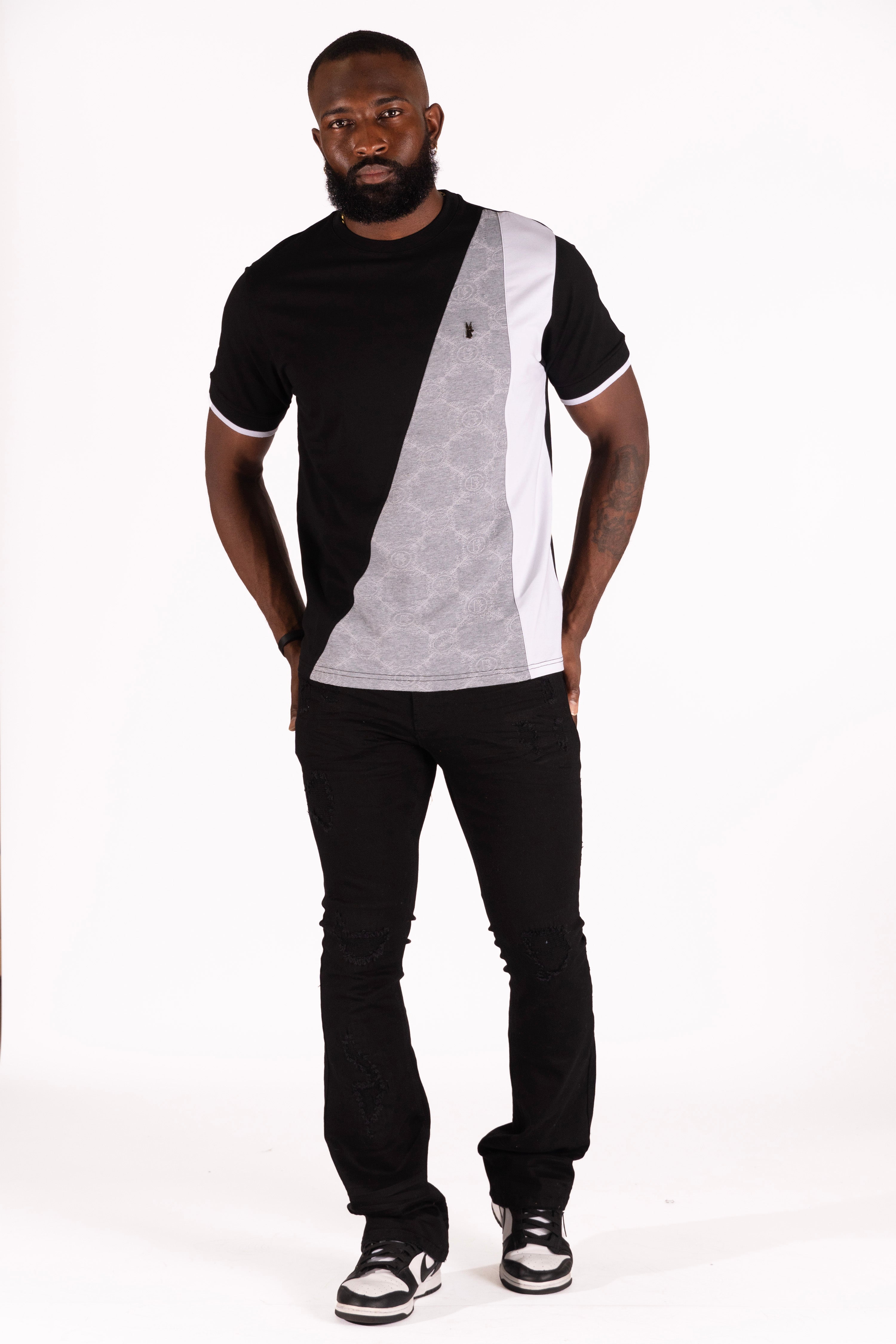 Makobi M348 Benini Tee- Black, view 3