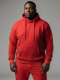3525 "The Solid" Fleece Pull-Over hoodie - Red