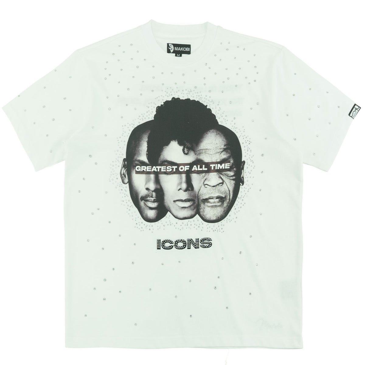 Makobi M353 Icons T in shirt - White, view 5