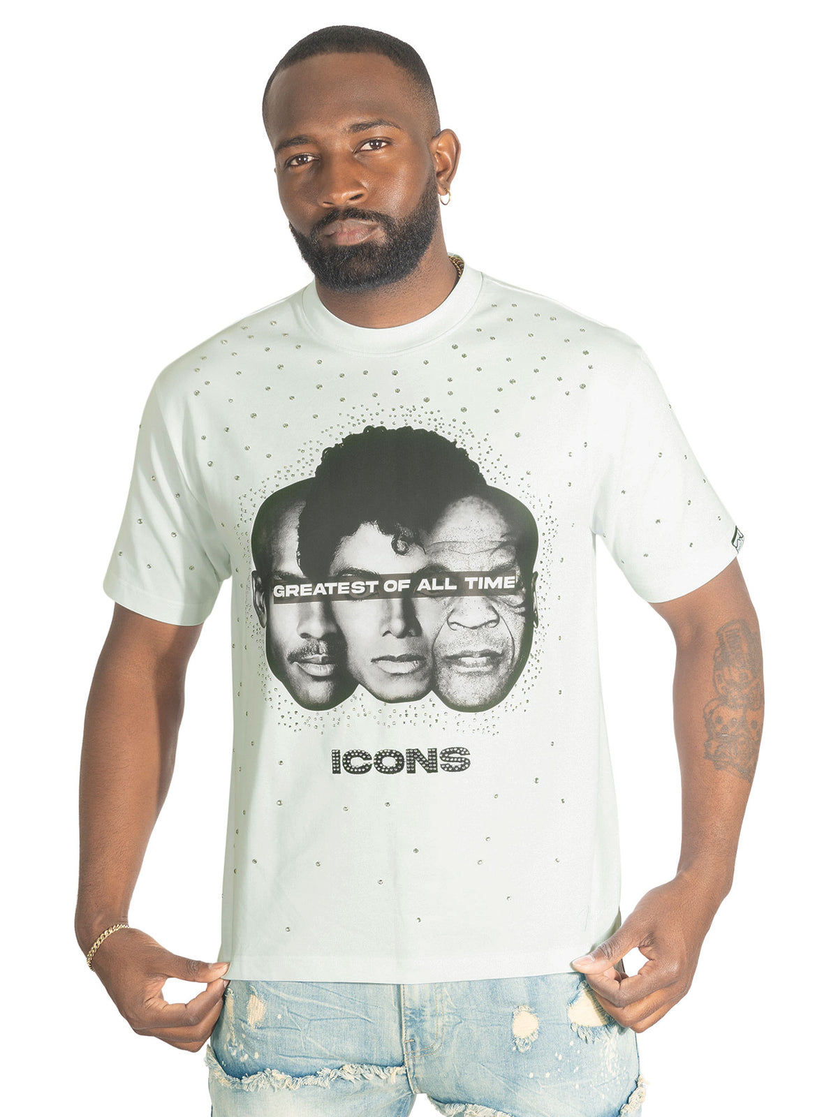 Makobi M353 Icons T in shirt - White