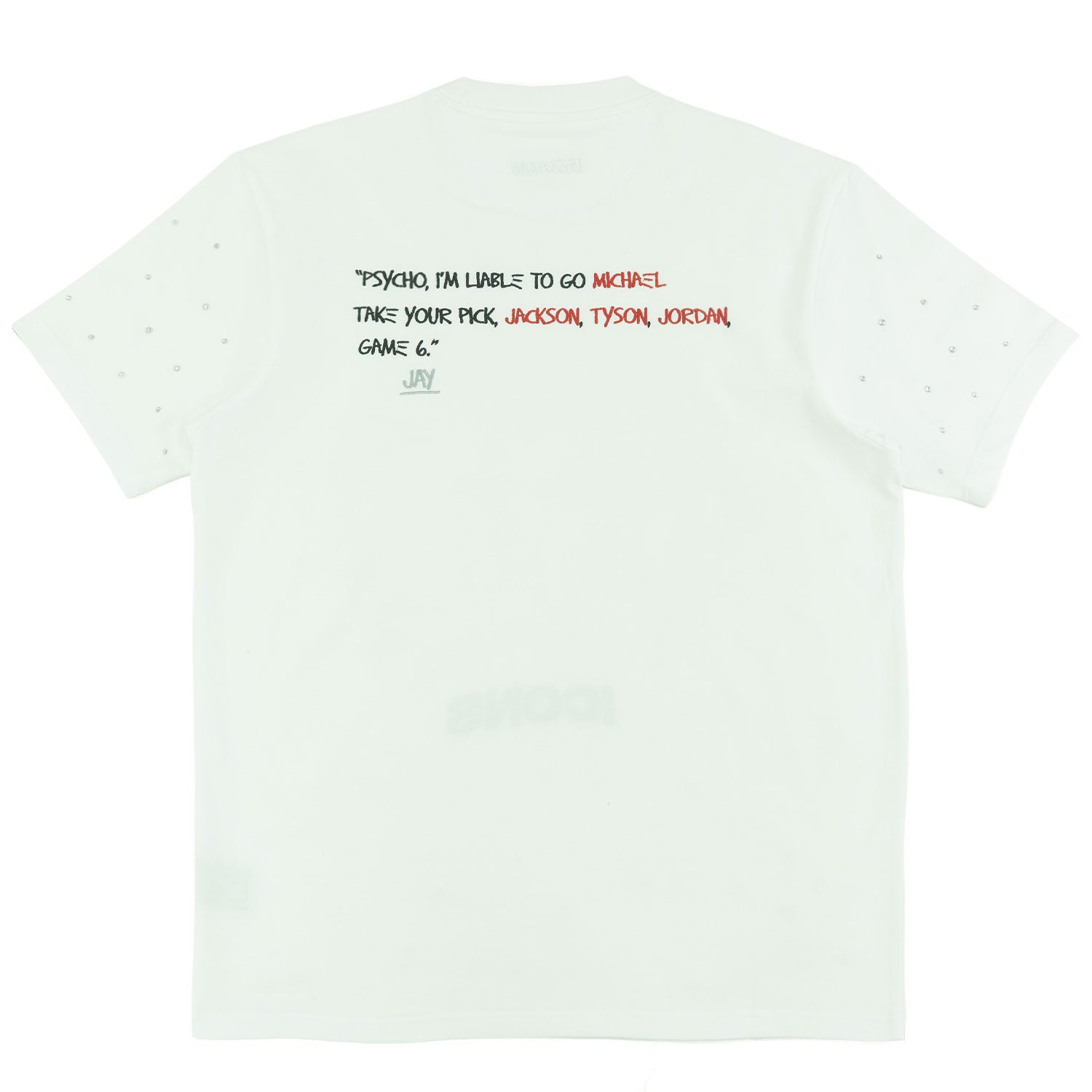 Makobi M353 Icons T in shirt - White, view 6
