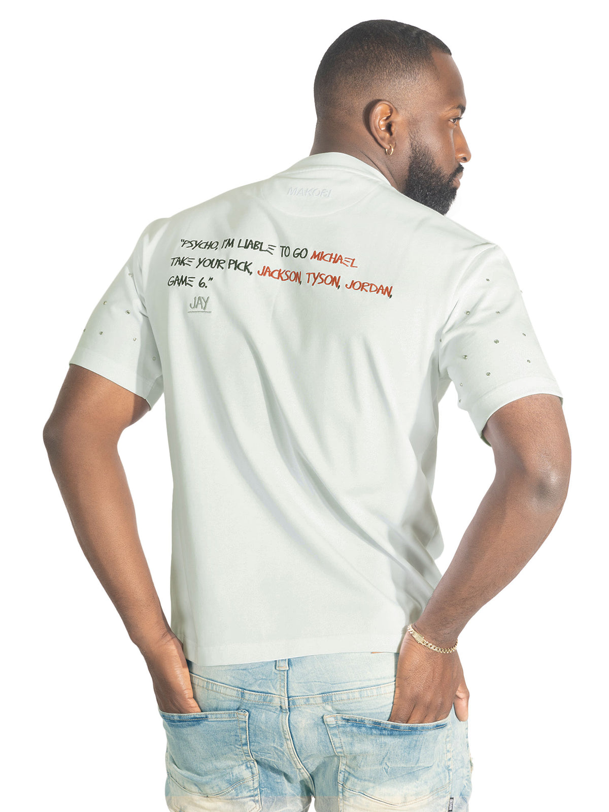 Makobi M353 Icons T in shirt - White, view 3
