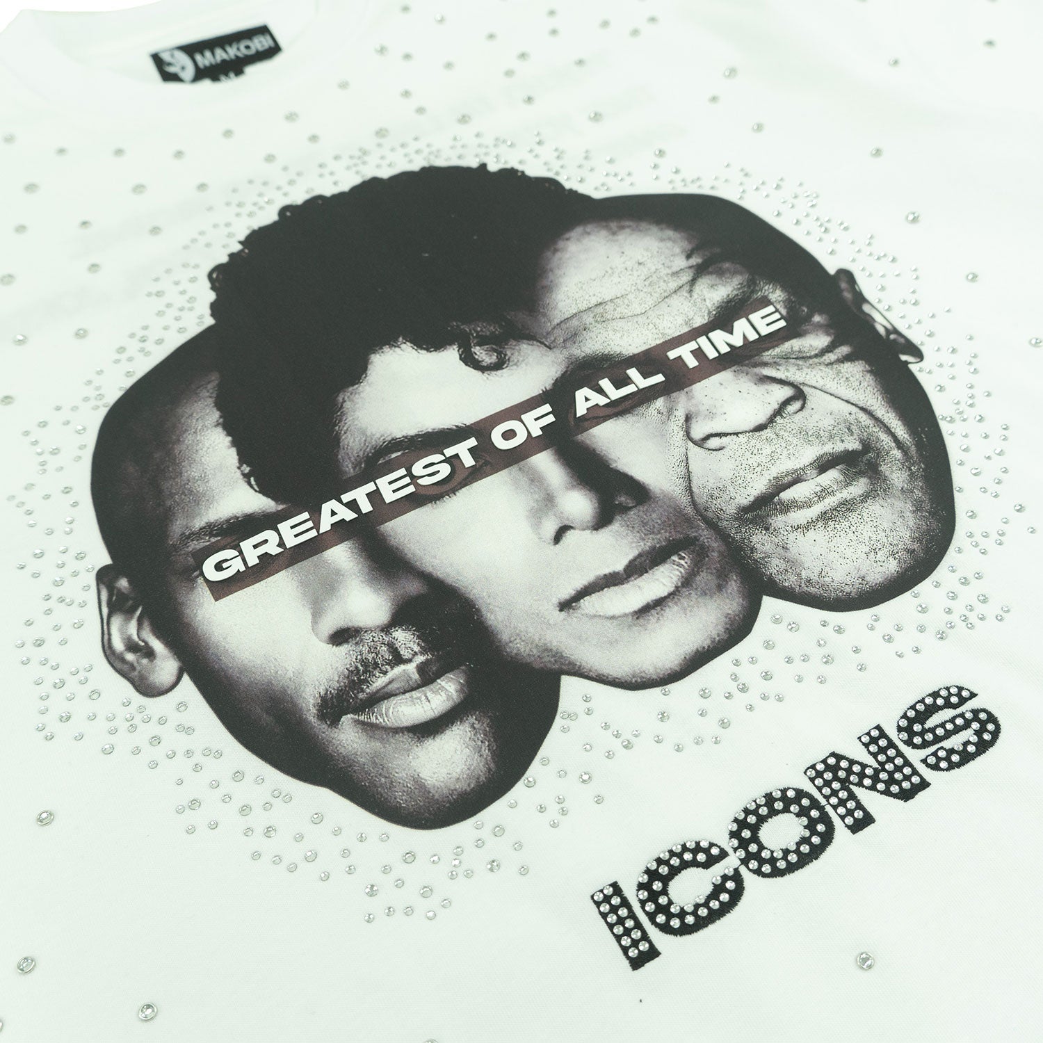 Makobi M353 Icons T in shirt - White, view 7