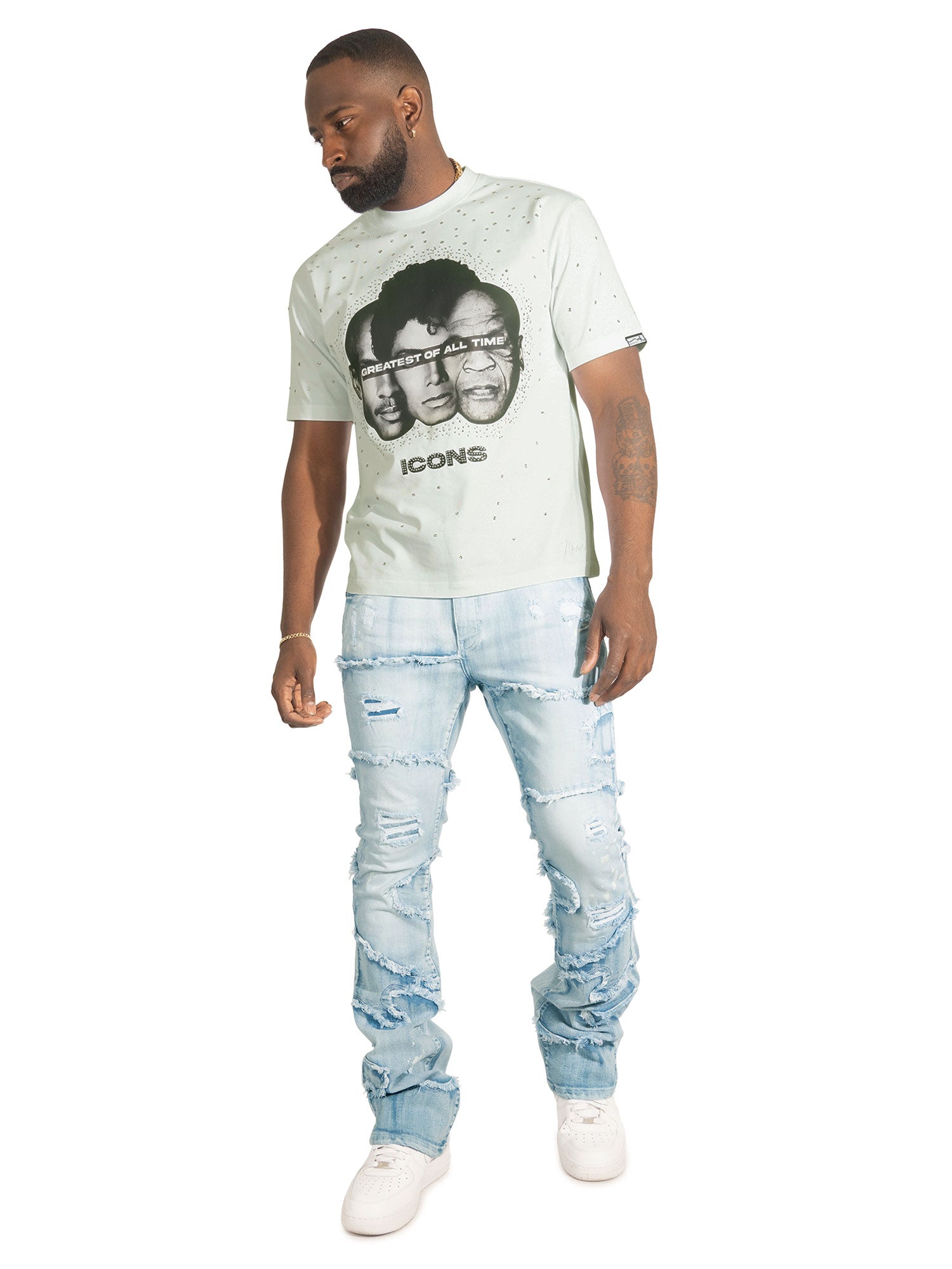 Makobi M353 Icons T in shirt - White, view 4