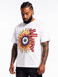 Makobi M360 The World is Watching Oversized T in shirt - White