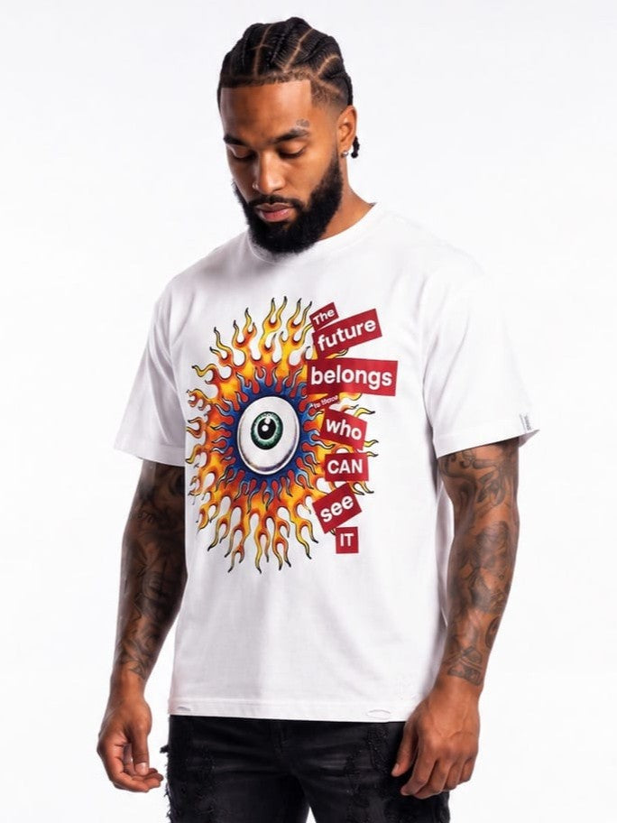 M360 The World is Watching Oversized T-shirt - White