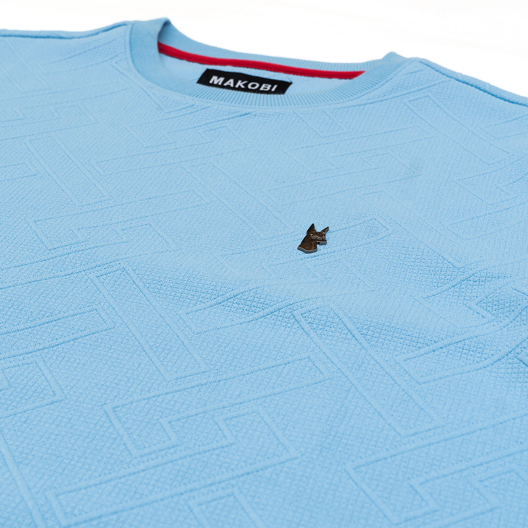 M363 Bianchi Jacquard Tee - Blue