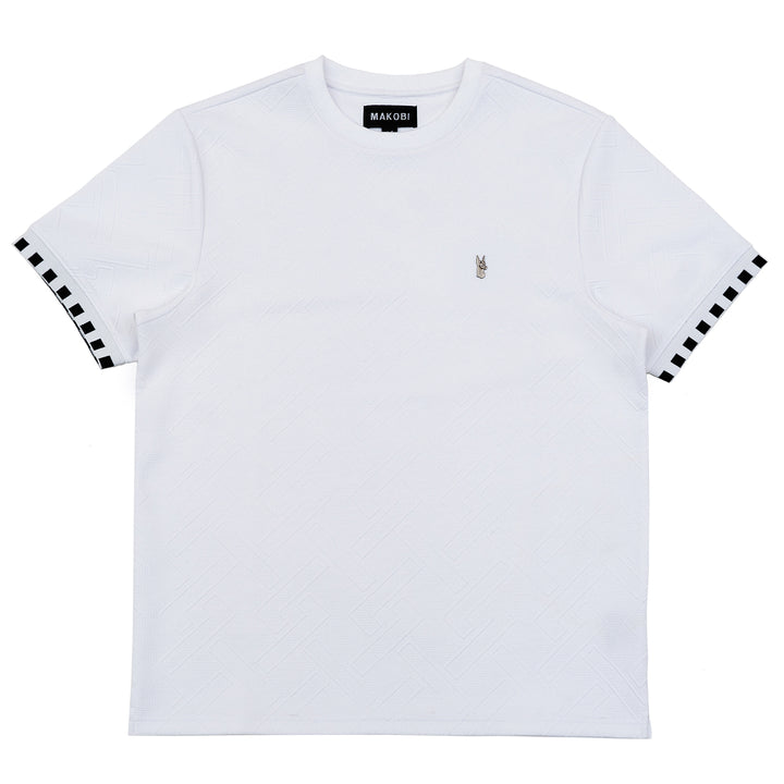 M363 Bianchi Jacquard Tee - White