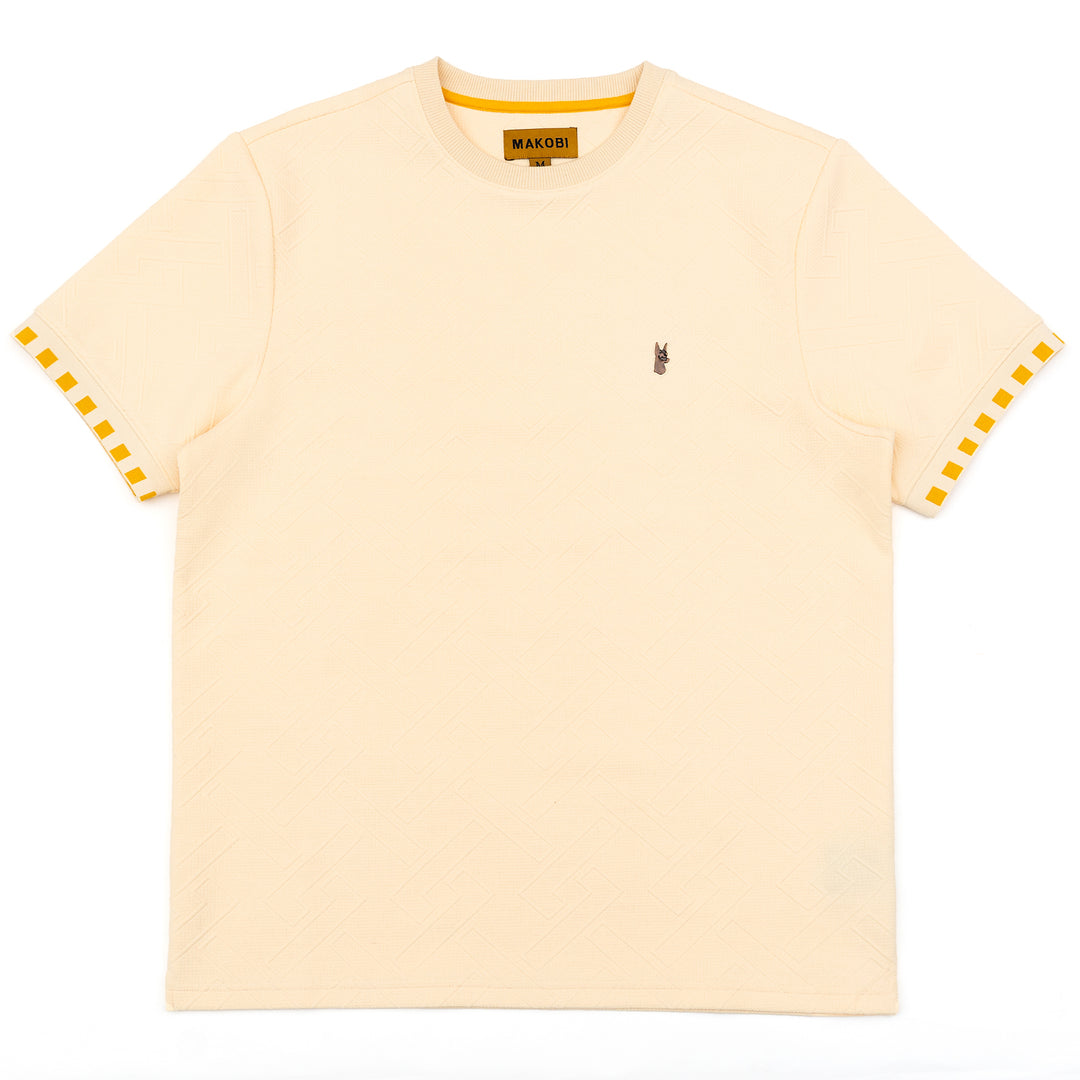 M363 Bianchi Jacquard Tee - Natural