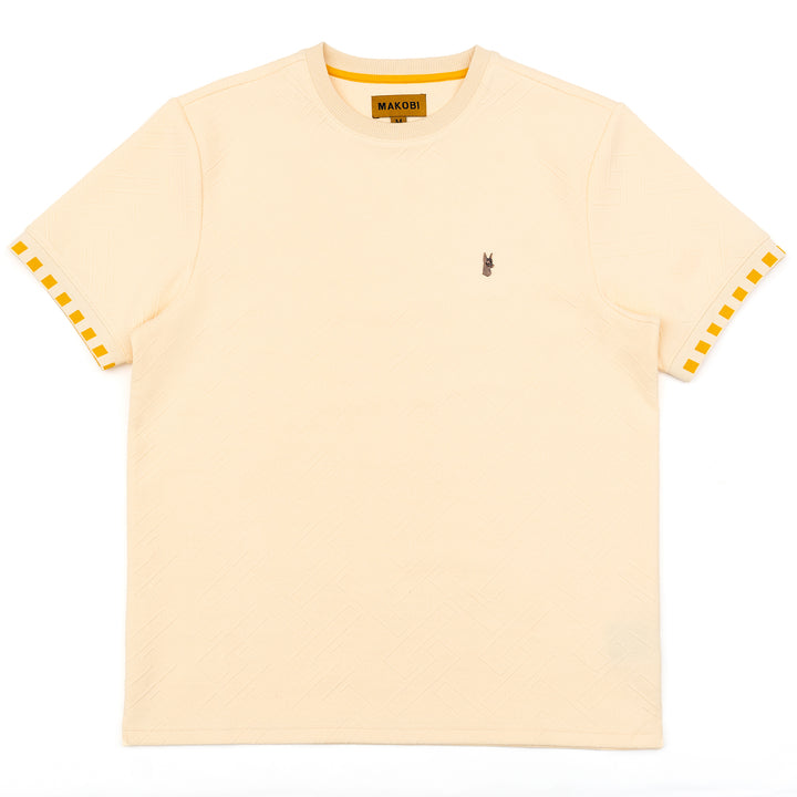 M363 Bianchi Jacquard Tee - Natural