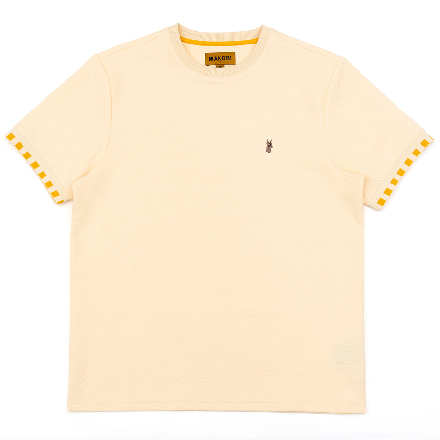M363 Bianchi Jacquard Tee - Natural