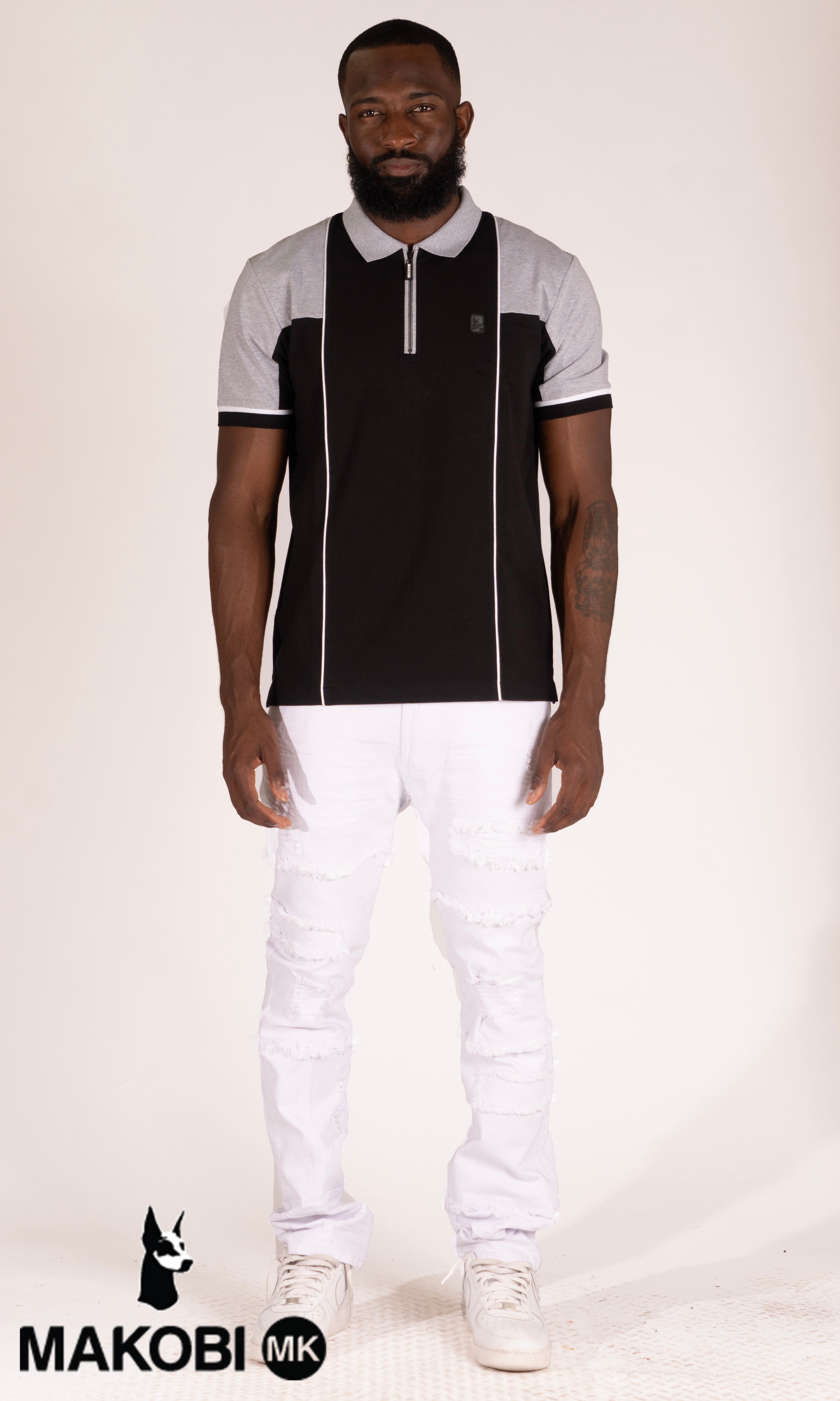 M364 Makobi Lorini Polo Shirt - Black