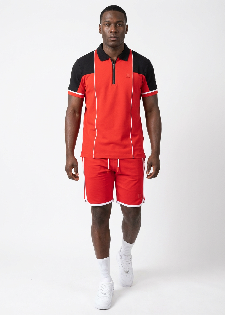 M364 Makobi Lorini Polo Shirt - Red