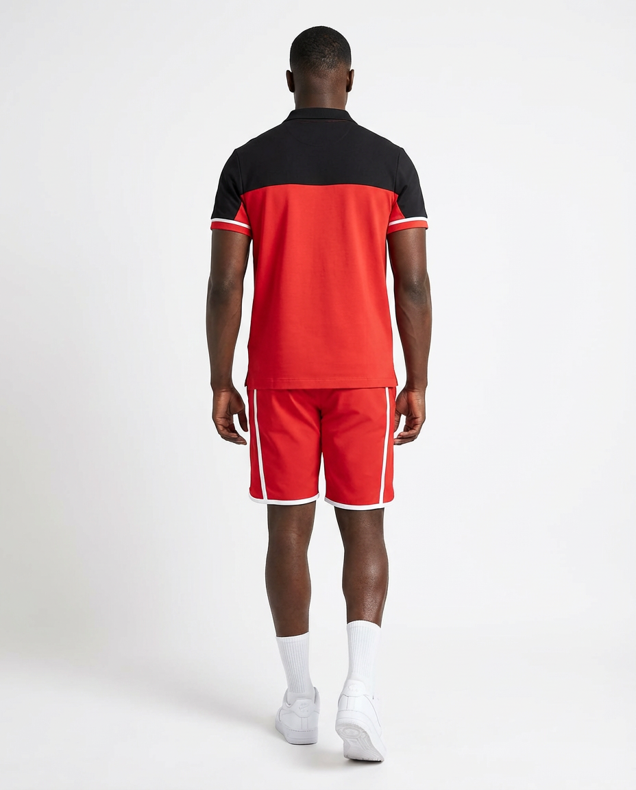 M364 Makobi Lorini Polo Shirt - Red