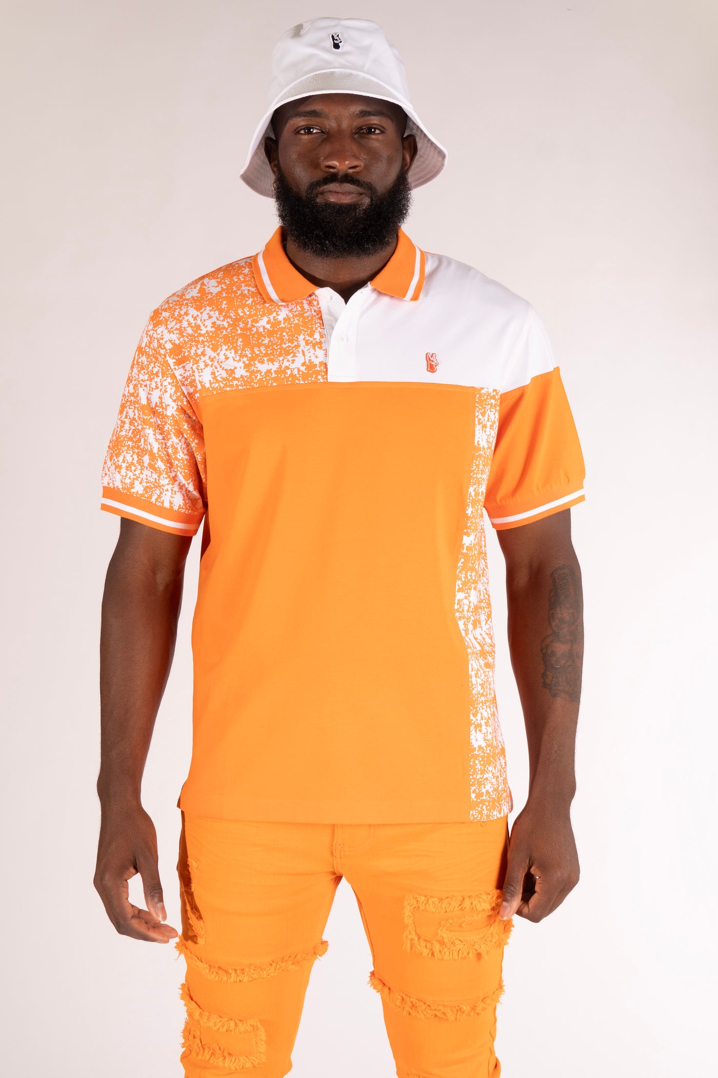 M373 Bergamo Polo Shirt - Orange
