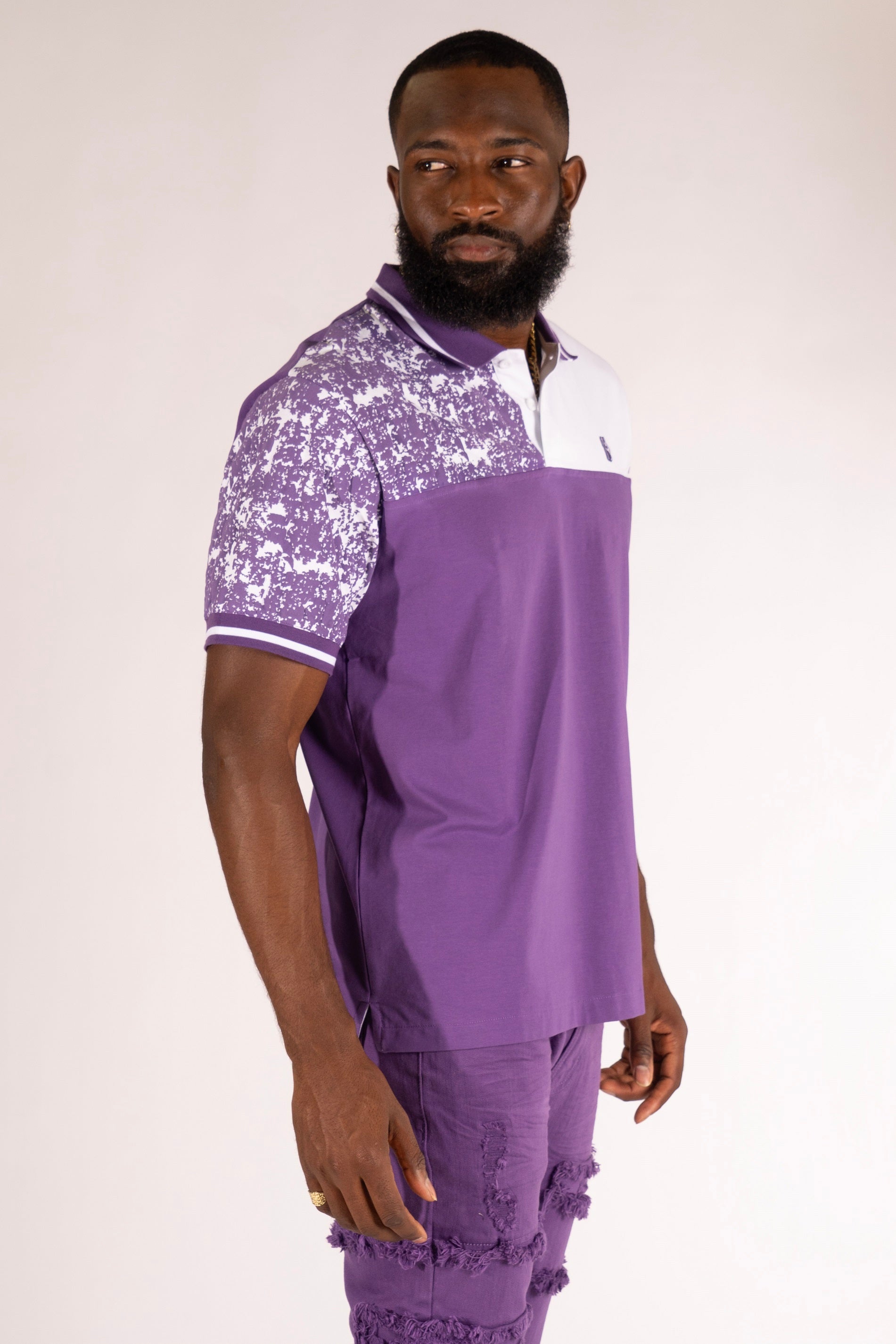 M373 Bergamo Polo Shirt - Purple
